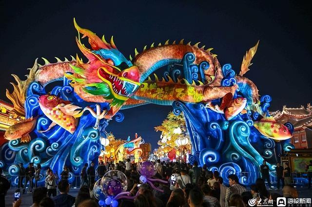 首个黄河文化不夜城点亮济南济阳引来打卡热潮
