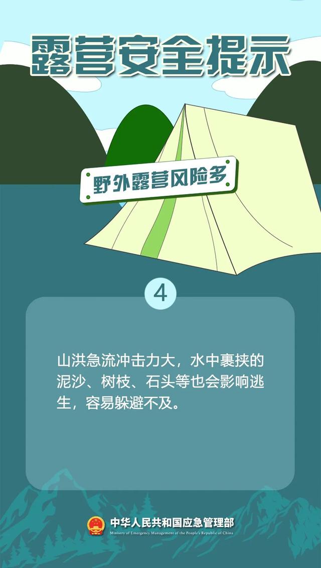 痛心！警惕野营成“玩”命