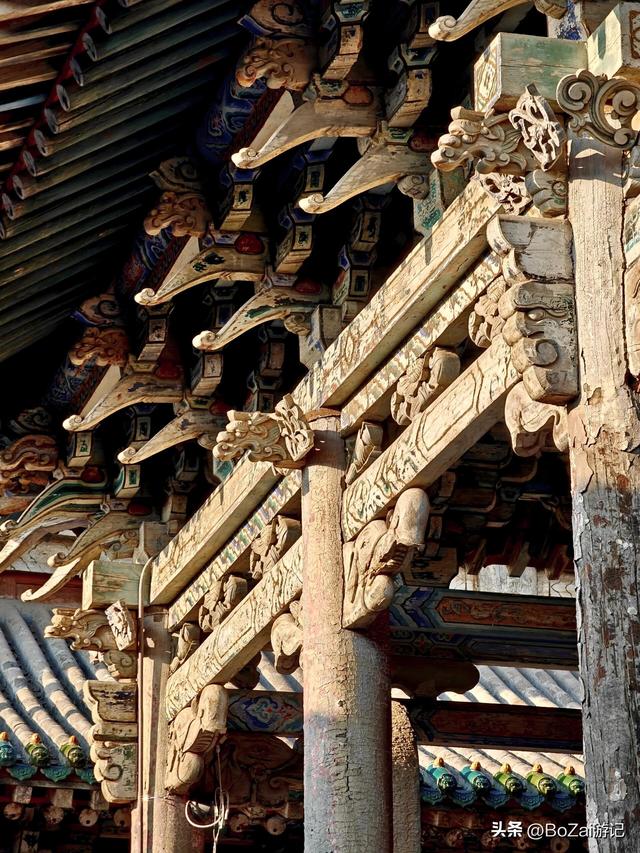 藏在乡野的国六，小靳东岳庙献殿，斗拱木雕极尽精巧