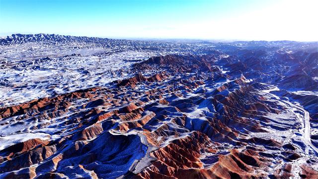 随拍！七彩丹霞冬景之美