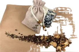 “戴个香草袋，不怕五虫害”。药师带你一起来制作中药香囊，请不要错过→图片