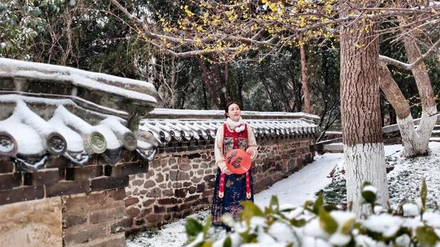 超出片，雪中的蓬莱阁自带浪漫滤镜！