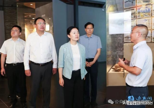 盛蕾调研大运河文化带宿迁段建设工作