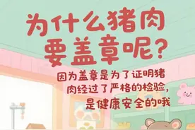 猪肉上为何要盖章？红章和蓝章有什么不同么？图片