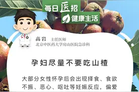 【每日“医”招】孕妇尽量不要吃山楂图片