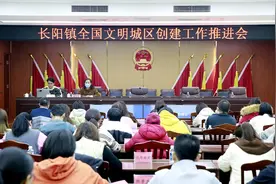 聚焦标准、精准发力，长阳镇召开全国文明城区创建工作推进会图片