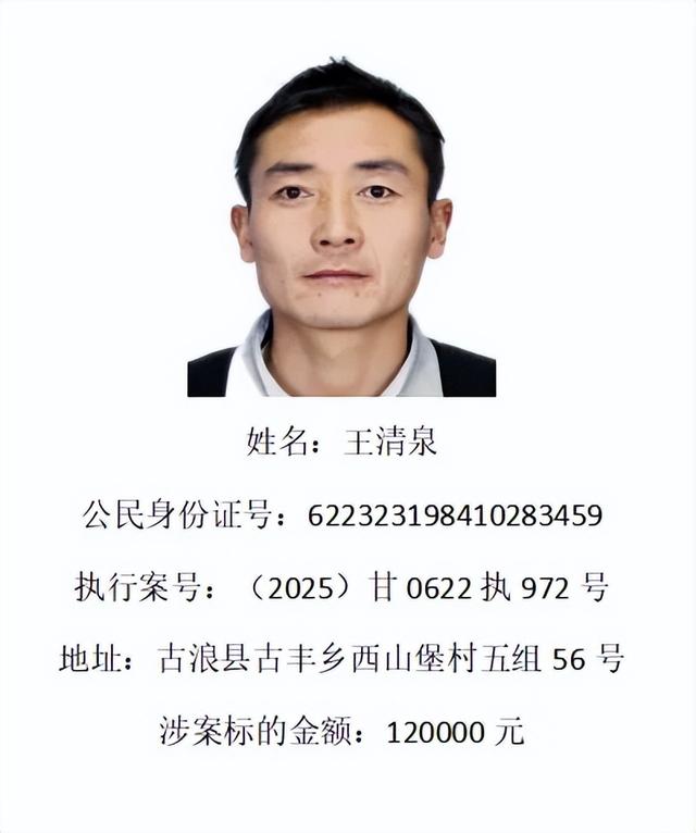 甘肃这15人注意，10日内不履行	，将面临拘留、追究刑责等后果！
