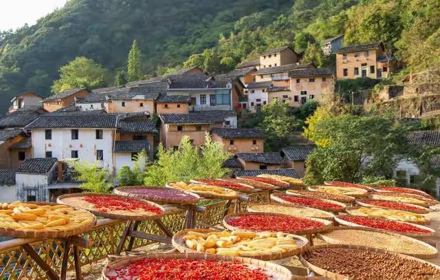 《土楼阳产秋晒》/郭兴华