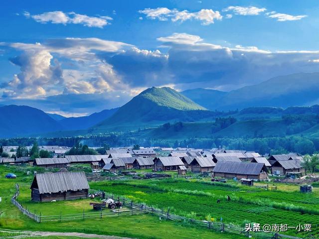新疆阿勒泰，四大古村镇