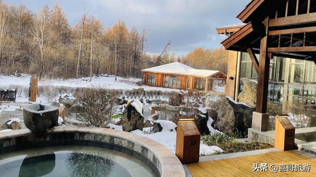 长白山隐藏的“地心热汤”！64.9℃火山温泉，边看雪边泡澡太绝了