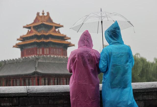 雨中的故宫