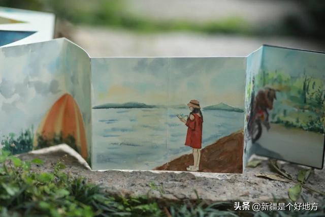 「游客说」“玩一趟新疆，我画了满满两本”
