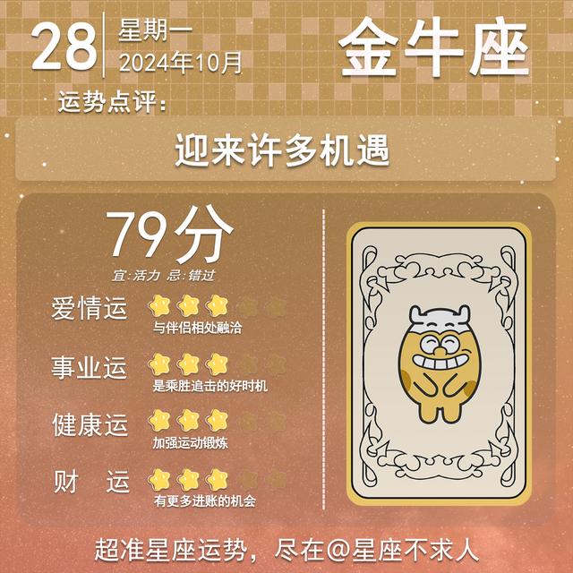 2024年10月28日十二星座运势