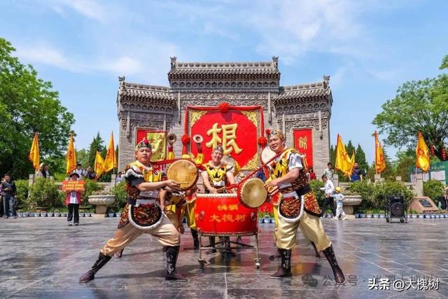 国庆长假首日，洪洞大槐树 “红” 透了！
