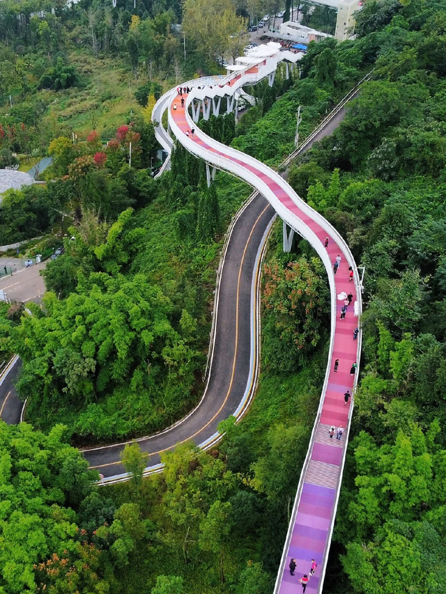 自驾1h直达0门票，我宣布这里是成都市区最美观景步道！