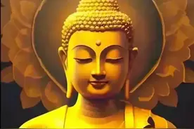 遇见佛祖，快来接福，愿佛祖的祝福助你时来运转，好运连连。图片