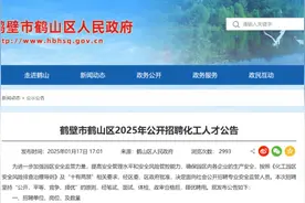 公告发布，鹤壁一地2025年公开招聘图片