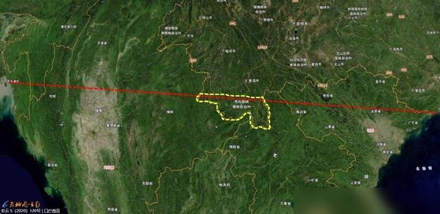 中国有领土延伸到中南半岛，面积10000多平方公里