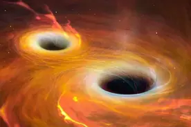 百亿光年外两颗黑洞碰撞合并，竟让地球振动了0.1秒！影响大吗？图片