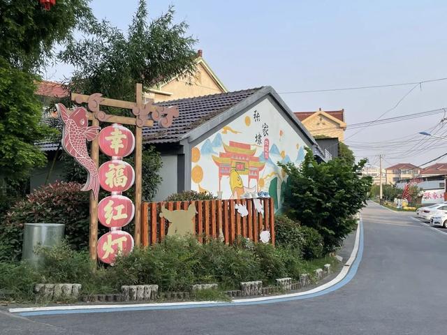 现场实拍界牌镇张家埭村，村景好美