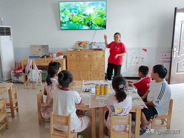 汤阴白营：南店村童伴之家“美丽的大自然”主题活动