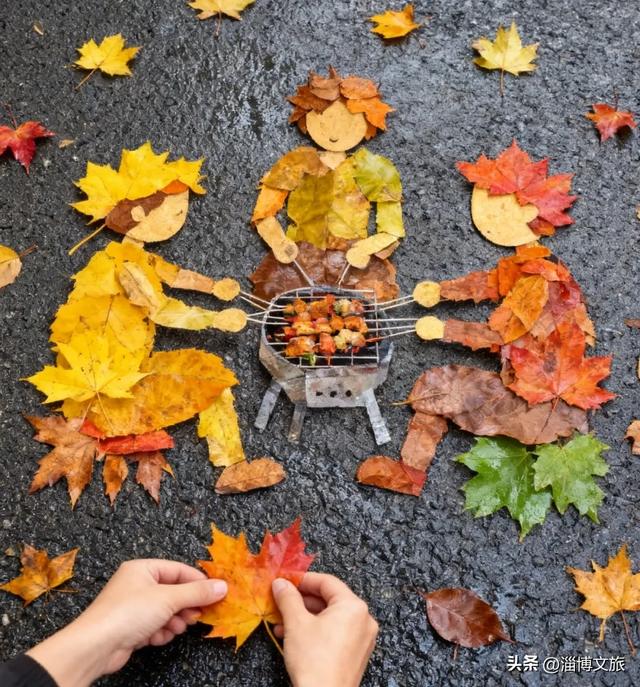 🤏捡捡捡,淄博惊现“捡秋”大神!海岱楼、周村大街…全被捡出来了→