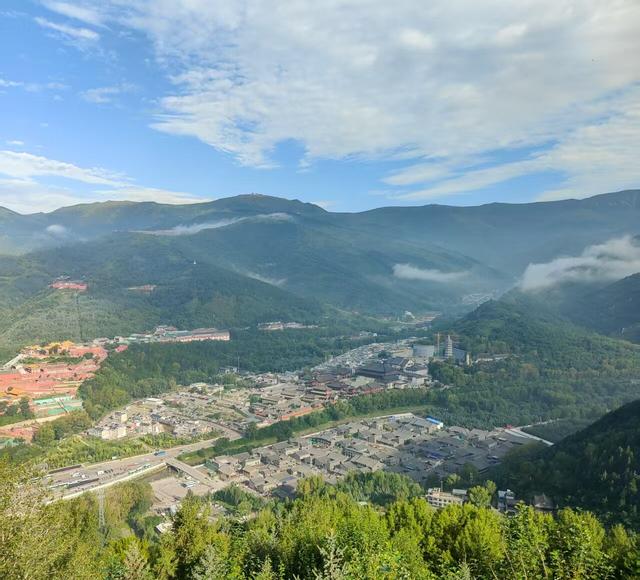 登五台山黛螺顶