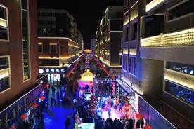 这夜景太哇塞了！重聚烟火气，吉林市百年东市非遗文化大道正式开街图片