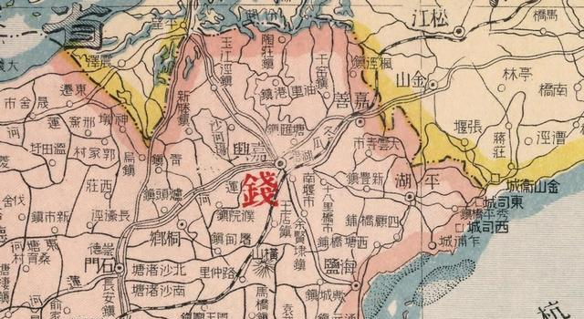 1917年，浙江老地图，精确到村镇，有你老家吗？