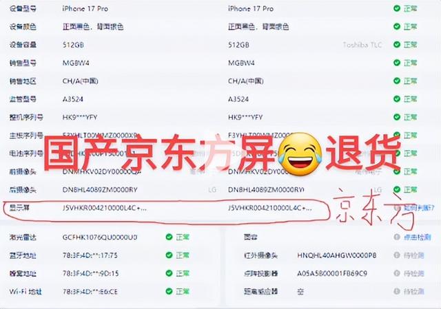 iPhone 17 屏幕细节确认