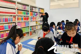 五台实验小学二校区运用“四环节”打造书香校园图片