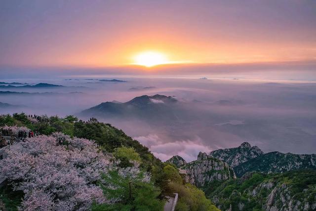 连云港羊山岛与泰安泰山观日出:不同的体验