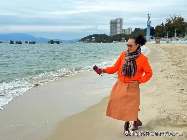 惠州双月湾，内海与外海的海韵迥然不同