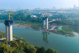悦来⇄蔡家10分钟！这座跨江大桥建设刷新进度条图片