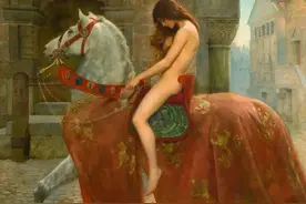 羞涩的裸体与圣洁的灵魂——评世界名画《骑在马背上的夫人》图片