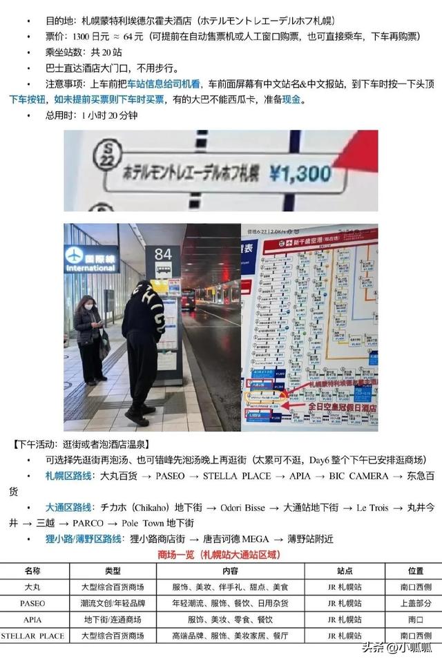 和我妈去北海道玩7天，做了1w字详细攻略 ​​​