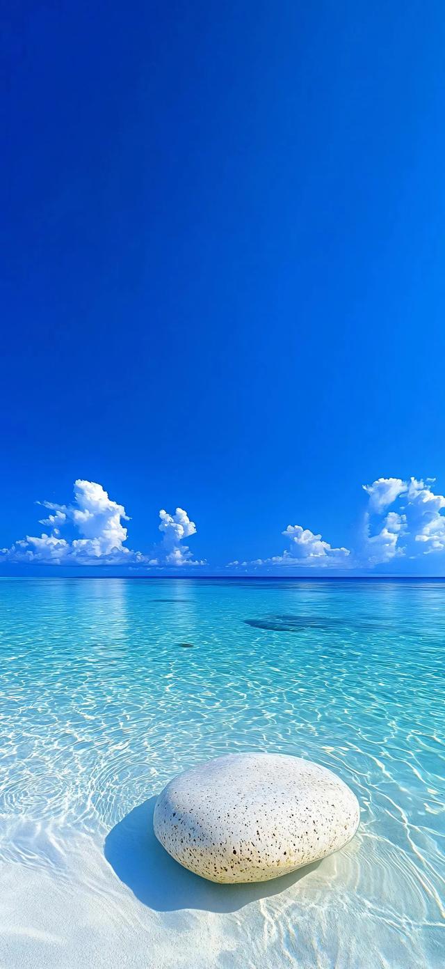 手机壁纸|海边的自然风景