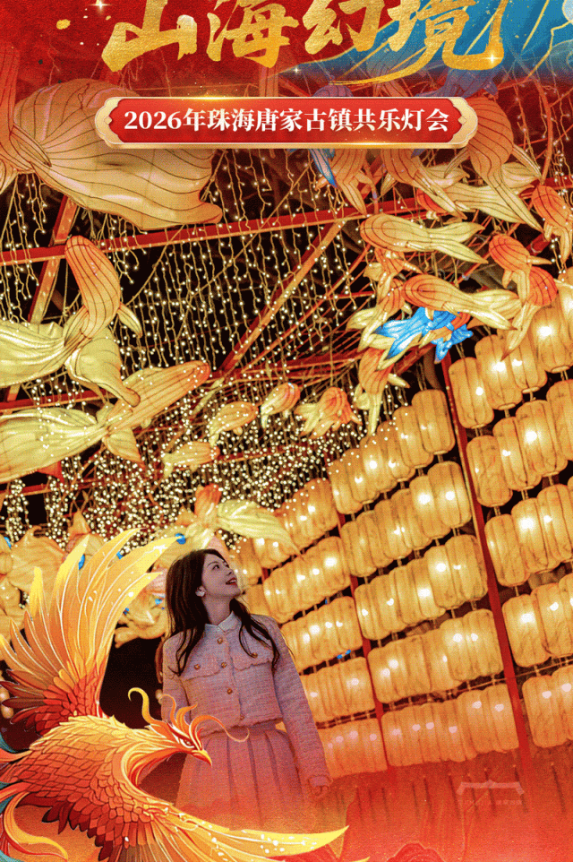 跨年仪式拉满！珠海共乐灯会早鸟票12月19日开抢，闯进山海经幻境