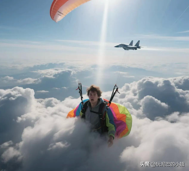 飞升？一男子玩滑翔伞被云吸到八千多米高空，网友：够吹一辈子了
