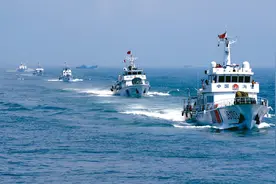 两岸舰船金门对峙，局势变成4对4，不到24小时，洪秀柱赴陆促统图片