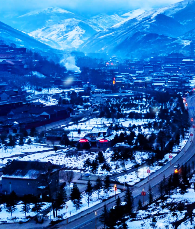 山西：期待雪后的五台山，直接把 “广寒仙境” 从诗里搬到了眼前！