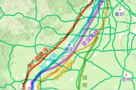 京港澳磁悬浮如果规划，河北进京段怎么走？图片