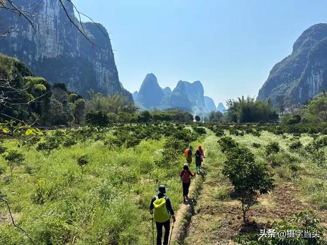 徒步漓江精华段——阳堤大桥头-兴坪古镇