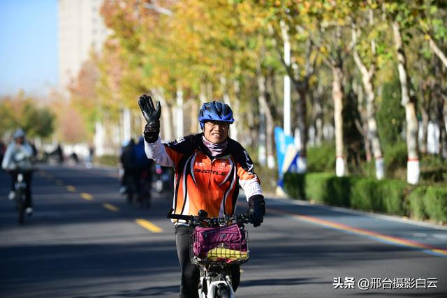 信都区总工会：七里河绿道上的骑行狂欢