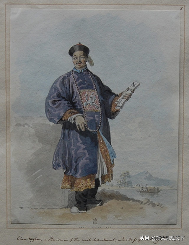 1793年外国人画的乾隆画像：这模样看着挺凶，毫无王霸之气！