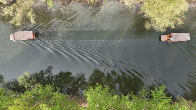 滕州微山湖红荷湿地:乐享双十一，“荷”你游湿地
