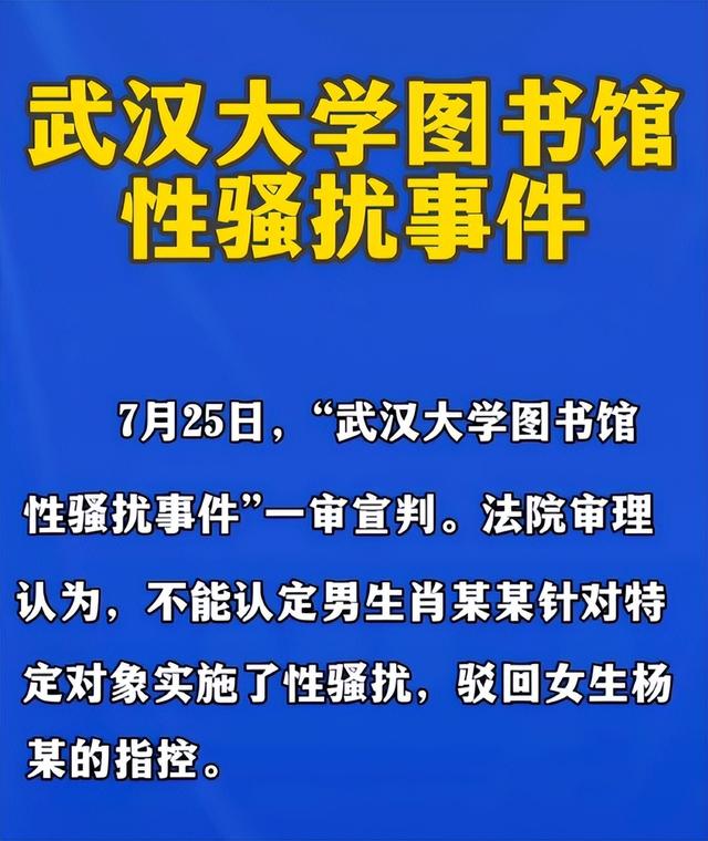 武大图书馆性骚扰反转！项立刚：小杨乐在其中，对小肖有特殊感情