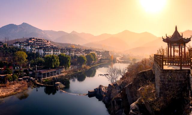 蒙山旅游区大洼秋景