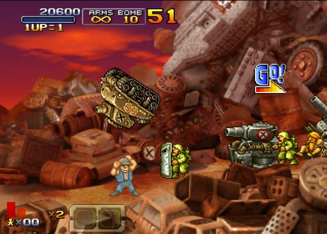 《合金弹头》最狠的攻击手段，BOSS还没站稳都被打报废了