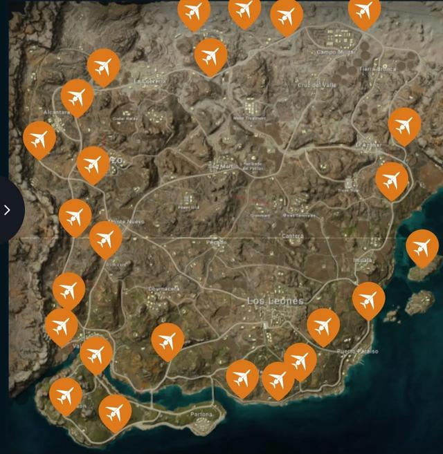 PUBG全部点位收藏！